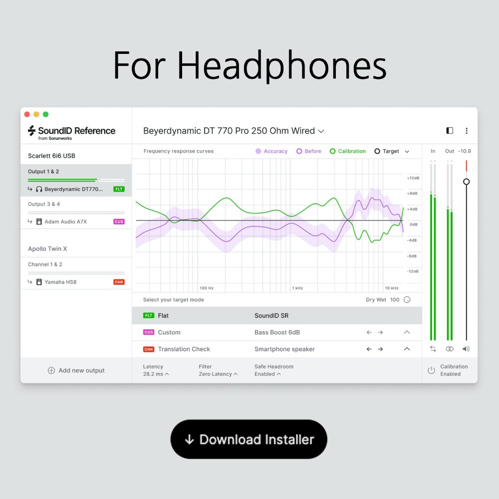 소나웍스 Sonarworks SoundID Reference for Headphones