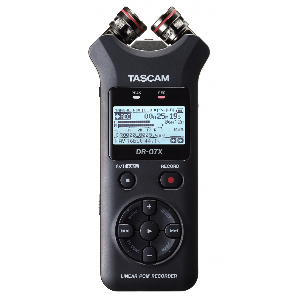 Tascam DR-07X 타스캠 휴대용 핸디형 보이스 레코더 녹음기 ASMR 유투브 방송용