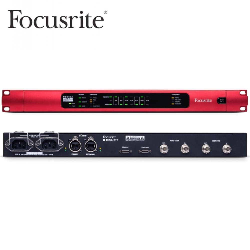 Focusrite RedNet HD32R 오디오 인터페이스