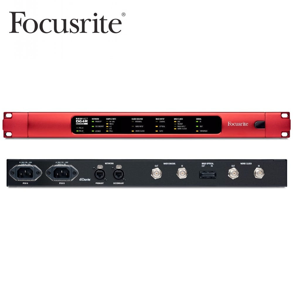Focusrite RedNet D64R 오디오 인터페이스