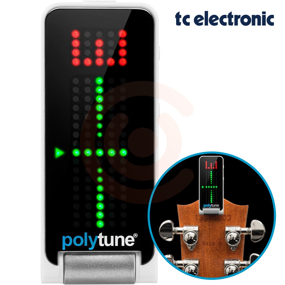 TC Electronic Polytune Clip 폴리튠 클립튜너 화이트