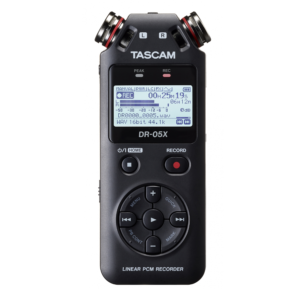 Tascam DR-05X 타스캠 휴대용 핸디형 보이스 레코더 녹음기 ASMR 유투브 방송용