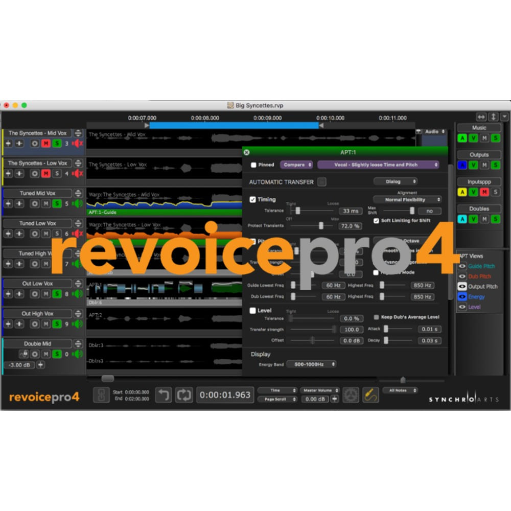 Synchro Arts Revoice Pro 4 New License 싱크로 아츠 리보이스 프로 4