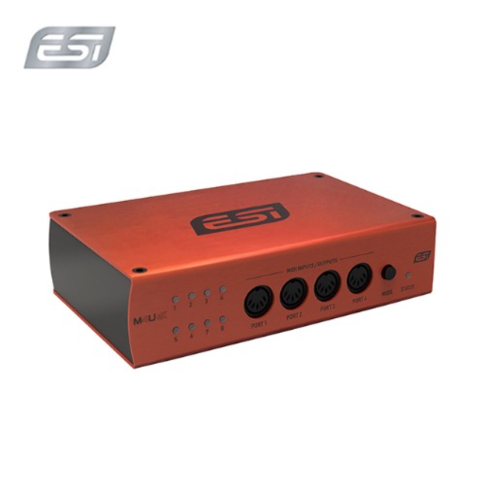 ESI M4U ex USB MIDI Interface 미디 인터페이스 8포트 IN OUT 겸용