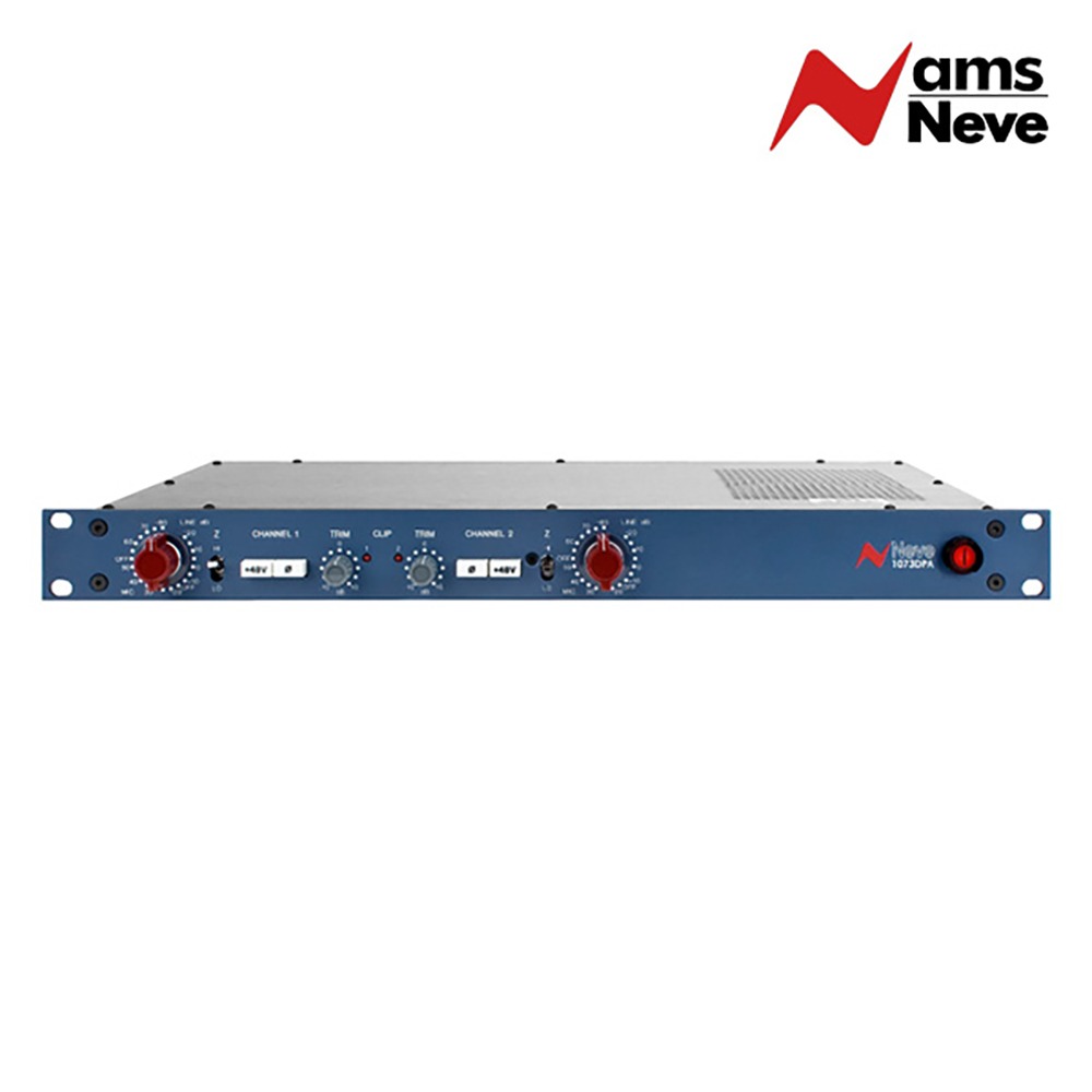 AMS NEVE 1073 DPA/니브 원 /1073 듀얼 마이크 프리앰프/2채널/+48V 팬텀 파워 및 위상 반전 스위치