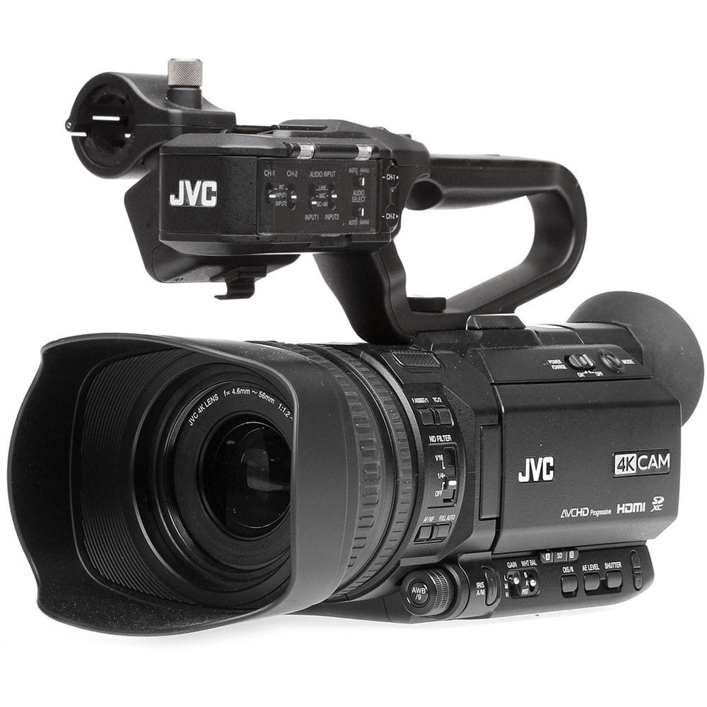 JVC GY-HM250U 4K Ultra HD 핸드핸들형 방송용 캠코더