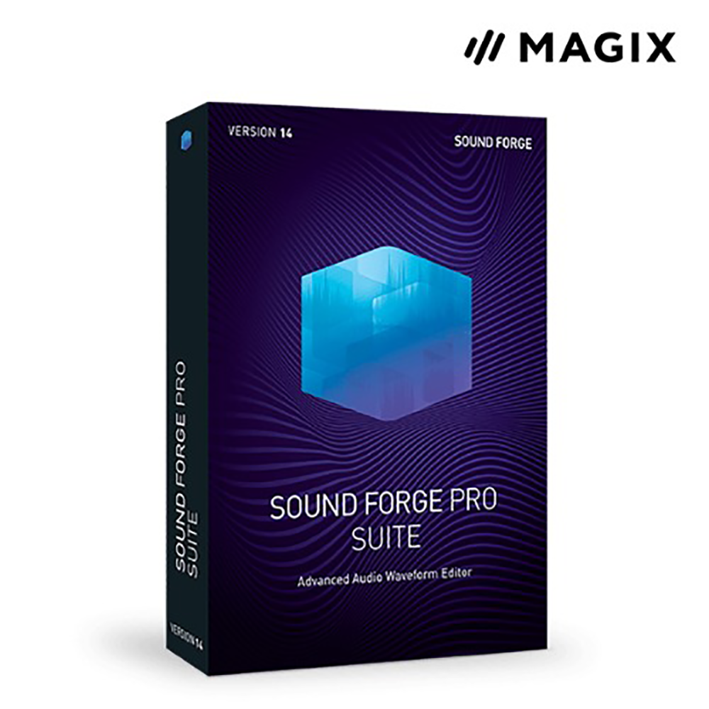 MAGIX 매직스 SOUND FORGE Pro 14 Suite 가상악기 DAW