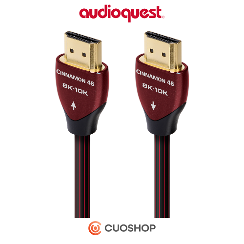 AudioQuest 오디오퀘스트 시나몬 Cinnamon 48 HDMI 2.1 케이블 8K 지원 1M/1.5M/2M/3M/5M