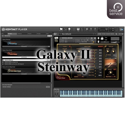 Best Service 가상악기 Galaxy II Steinway 콘서트 그랜드 사운드