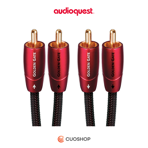 AudioQuest 오디오퀘스트 Golden Gate (RCA-RCA) 케이블 0.15M