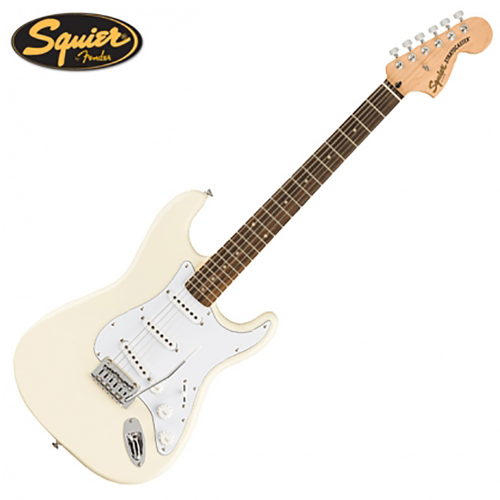 Squier 스콰이어 FSR Affinity Stratocaster 일렉기타 Olympic White 색상