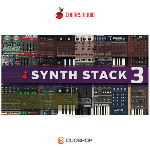 Cherry Audio 체리오디오 Synth Stack 3 16가지 가상악기 번들 신스스택 신디사이저 모음