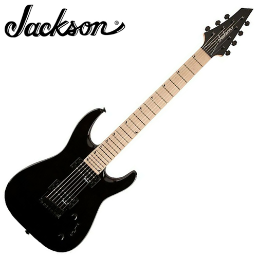 Jackson 잭슨 JS Series Dinky Arch Top JS22-7 DKA-M 일렉기타 Gloss Black 색상