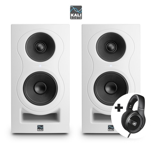 Kali Audio 칼리오디오 IN5 화이트 HD569 패키지 1조(2통) 3Way 5인치