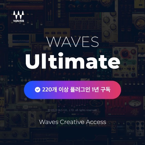 Waves 웨이브즈 Creative Access Ultimate 1년 구독 전자배송