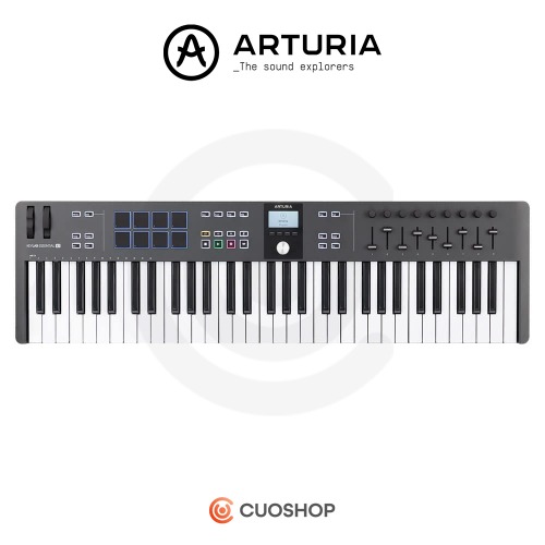 ARTURIA KeyLab Essential 61 MK3 아투리아 키랩 에센셜 61건반 USB MIDI 마스터키보드 블랙