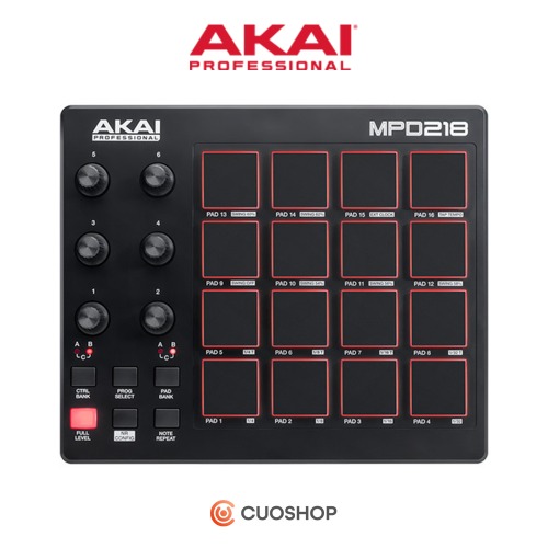 AKAI MPD 218 아카이 패드 미디 MIDI 컨트롤러