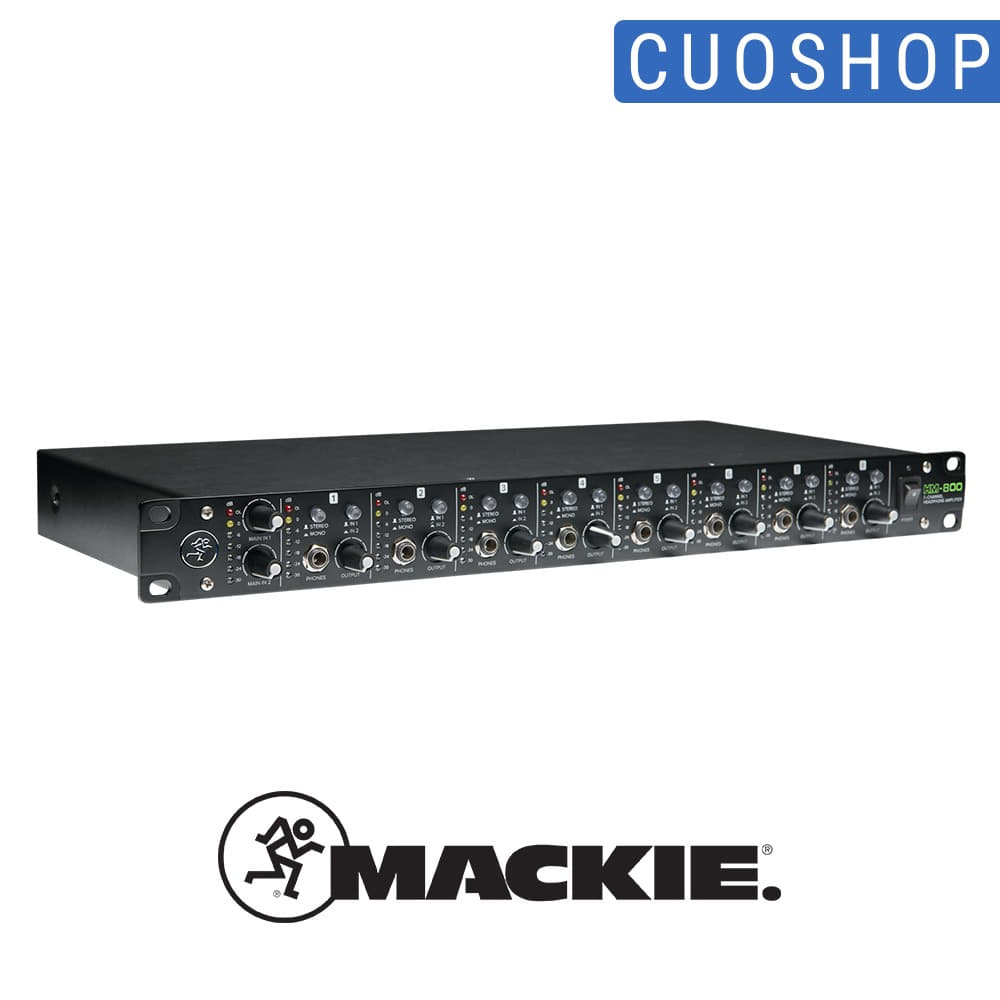 Mackie 맥키 HM-800 8채널 고급 헤드폰 앰프