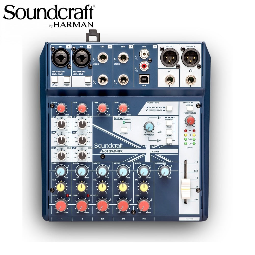 Soundcraft Notepad 8FX 오디오인터페이스