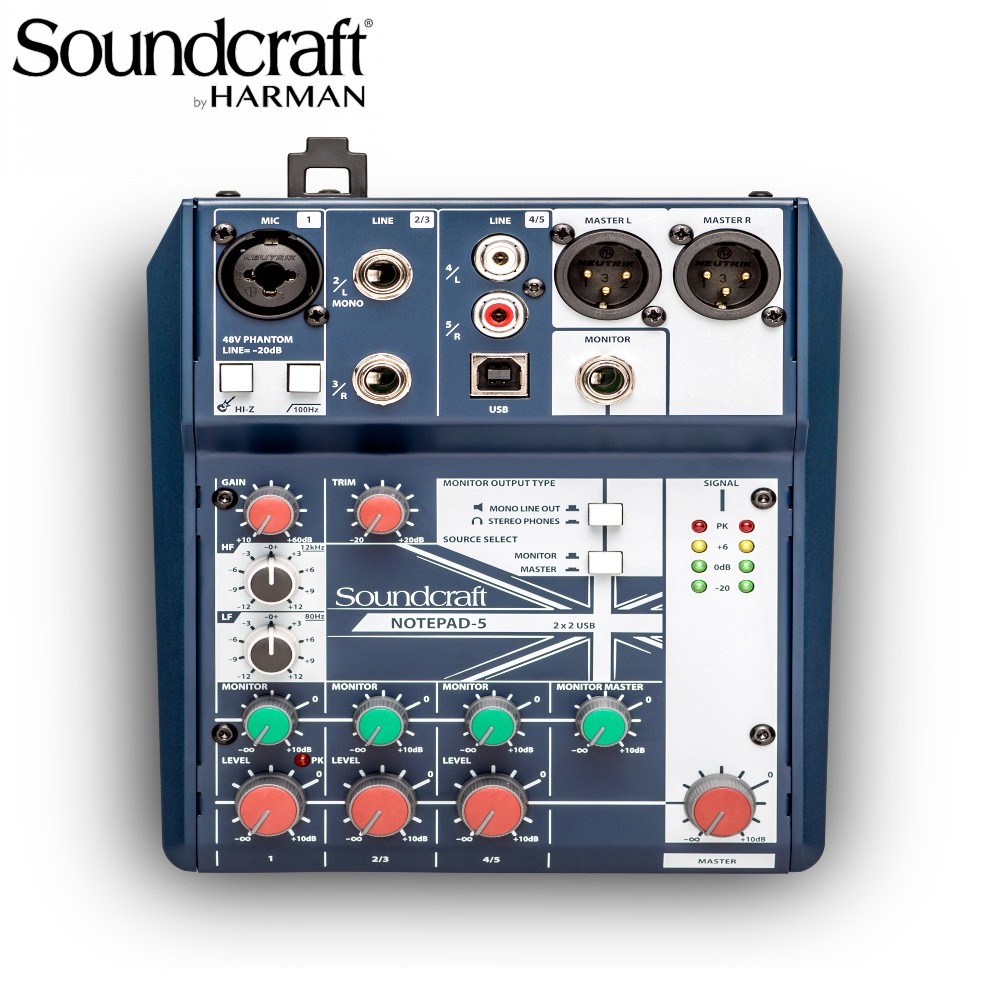 Soundcraft Notepad 5 오디오인터페이스 믹서