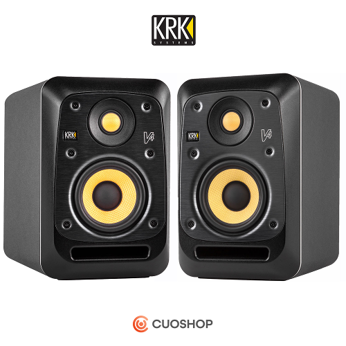 KRK V4 S4 블랙 V4S4 1조 2통 신형 4인치 스튜디오 모니터 스피커 공식수입 정품